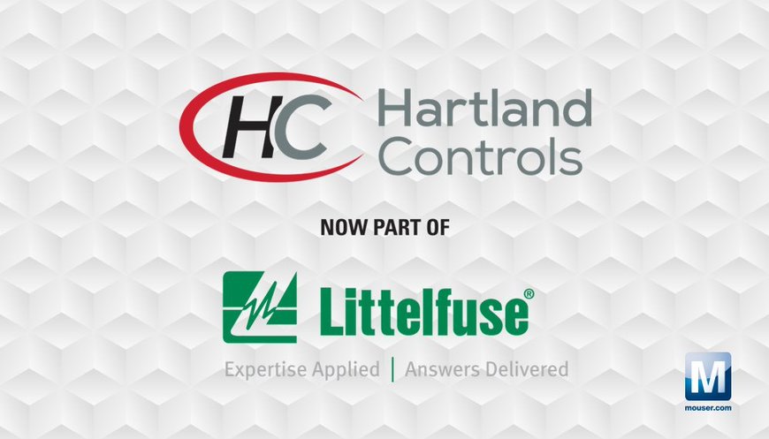 Mouser Electronics et Hartland Controls annoncent la signature d’un accord de distribution mondial